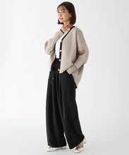Load image into Gallery viewer, Border JQ knit blouson