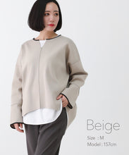 画像をギャラリービューアに読み込む, (sample) キーネックプルオーバー / Beige