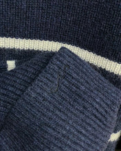 画像をギャラリービューアに読み込む, (sample) ハーフジッププルオーバー / Navy Border