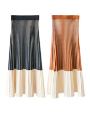 Load image into Gallery viewer, Bicolor knit skirt