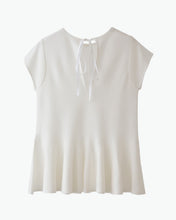 画像をギャラリービューアに読み込む, バックリボンペプラムニット