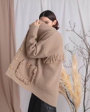 Load image into Gallery viewer, Fringe knit jacket
