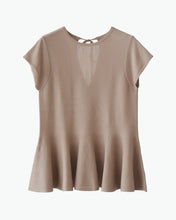 画像をギャラリービューアに読み込む, バックリボンペプラムニット