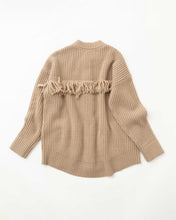 Load image into Gallery viewer, 22AW フリンジニットジャケット.