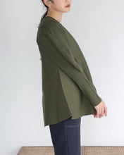 Load image into Gallery viewer, Sleeve rib peplum knit