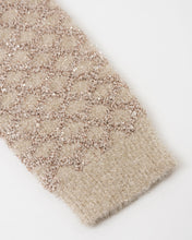 画像をギャラリービューアに読み込む, スパンコールジャガードニットカーデ