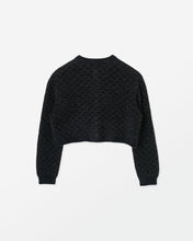 画像をギャラリービューアに読み込む, スパンコールジャガードニットカーデ