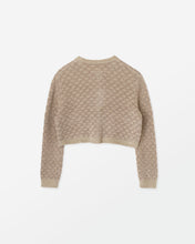 画像をギャラリービューアに読み込む, スパンコールジャガードニットカーデ