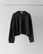 画像をギャラリービューアに読み込む, スパンコールジャガードニットカーデ