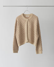 画像をギャラリービューアに読み込む, スパンコールジャガードニットカーデ