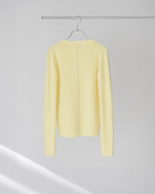 画像をギャラリービューアに読み込む, クラシックハイゲージニット レモン