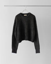 Load image into Gallery viewer, Sequined jacquard short pullover