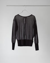 画像をギャラリービューアに読み込む, 2WAYシアーニットプルオーバー ブラック