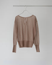 画像をギャラリービューアに読み込む, 2WAYシアーニットプルオーバー グレージュ