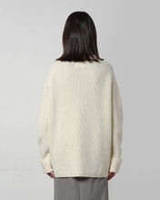 画像をギャラリービューアに読み込む, ラムMIXハーフジッププルオーバー オフホワイト