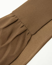 画像をギャラリービューアに読み込む, ジョーゼットタックブラウス ブラウン