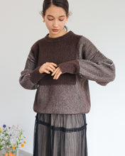 Load image into Gallery viewer, Panel change knit pullover
