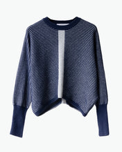 Load image into Gallery viewer, Shiny bicolor dolman pullover
