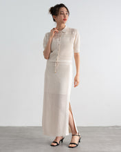 Load image into Gallery viewer, Knit with mesh collar

