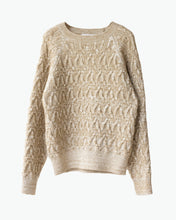 Load image into Gallery viewer, Mohair-mix-cable-knit
