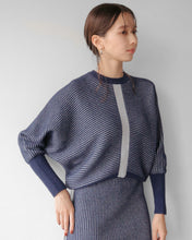 Load image into Gallery viewer, Shiny bicolor dolman pullover
