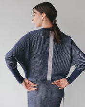 Load image into Gallery viewer, Shiny bicolor dolman pullover
