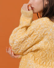 Load image into Gallery viewer, Mohair-mix-cable-knit
