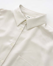 サテンビッグシャツOFFWHITE