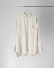 サテンビッグシャツOFFWHITE