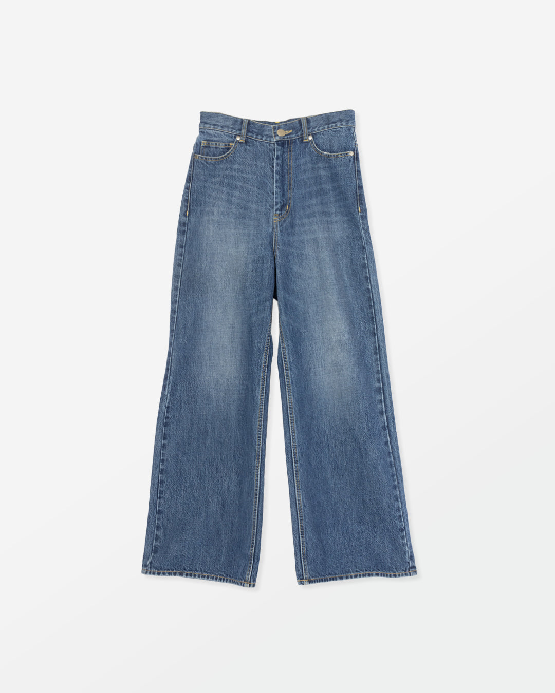 12.5oz wide flare denim