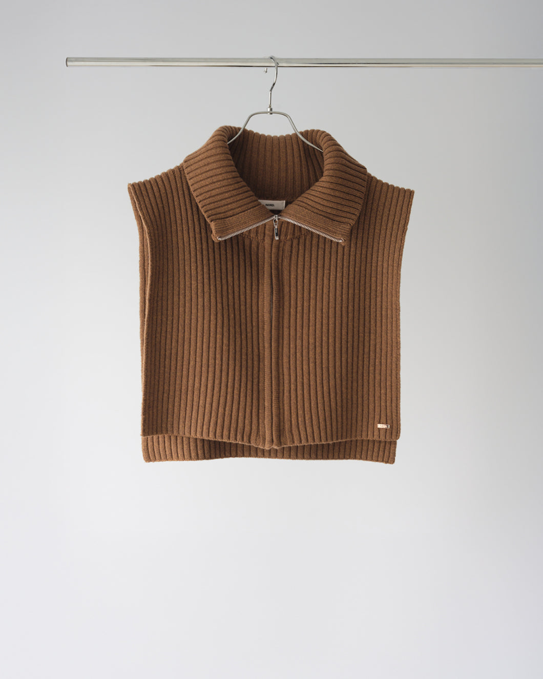 (sample) ジッパー付きネックウォーマー / Brown