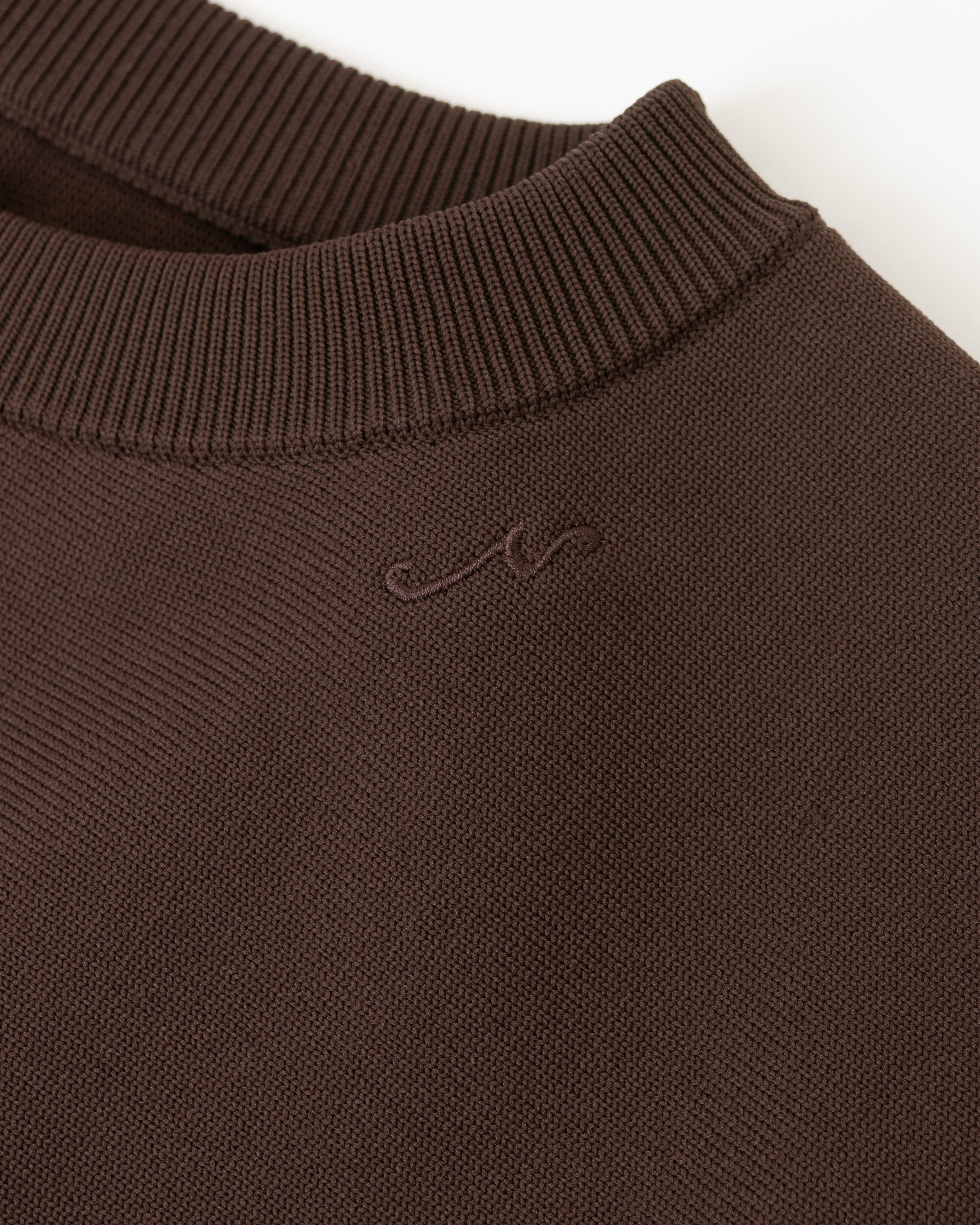 カーブスリーブニットセットアップ