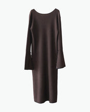 Load image into Gallery viewer, Back open rib knit dress
