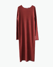 Load image into Gallery viewer, Back open rib knit dress
