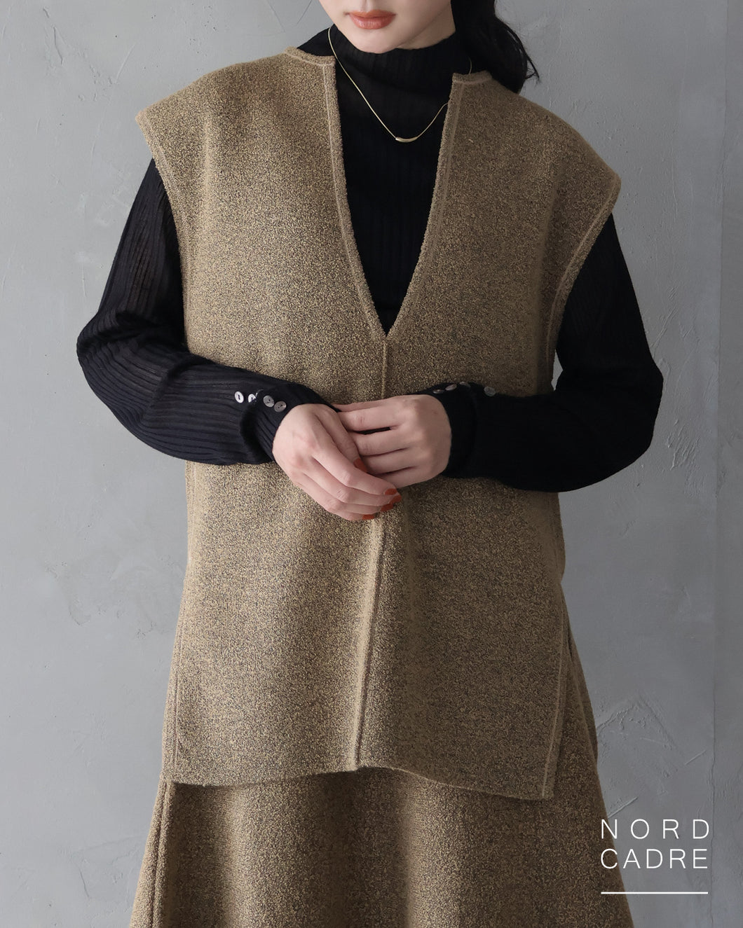 Double face boucle vest