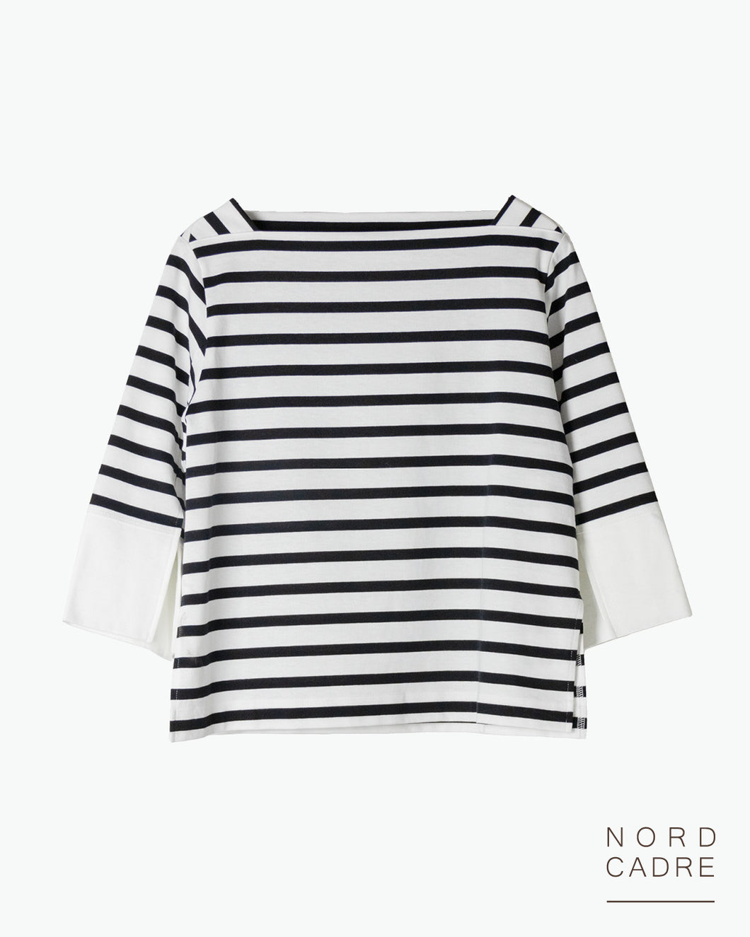 French border half sleeve pullover