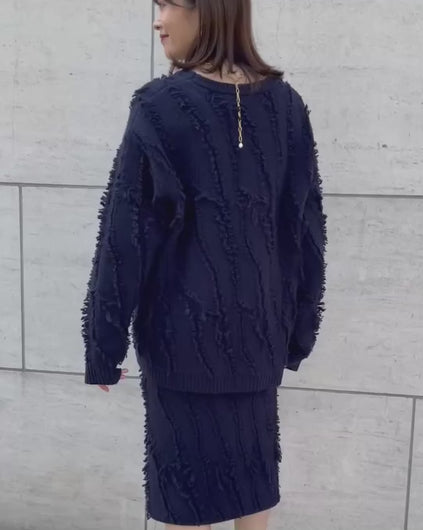 '22AW シープジャガードスカート.