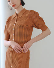Load image into Gallery viewer, Knit with mesh collar
